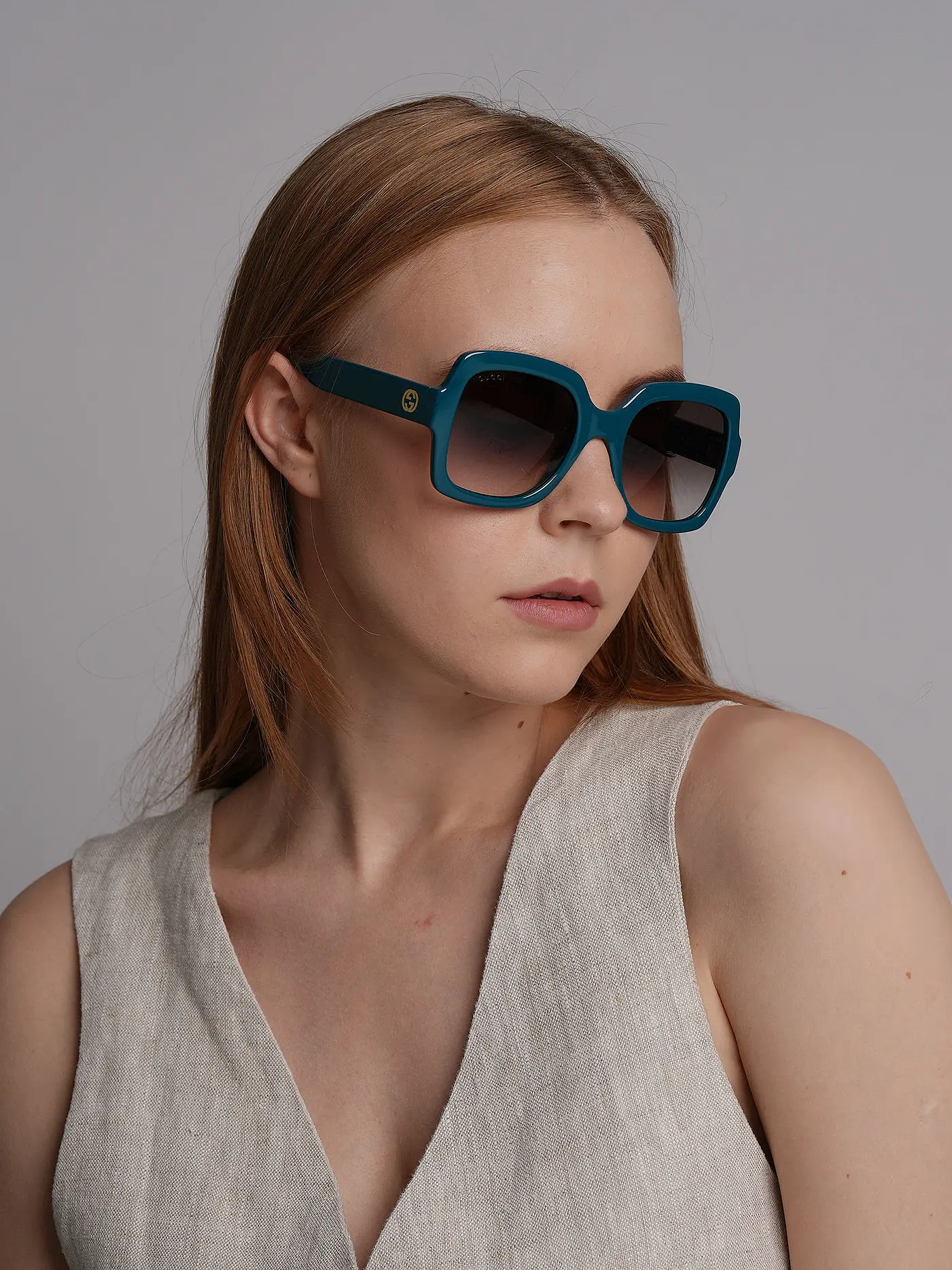 GUCCI | Sonnenbrille GG1337S | türkis