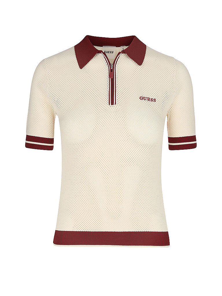 GUESS ACTIVEWEAR Poloshirt GABRY creme | XL