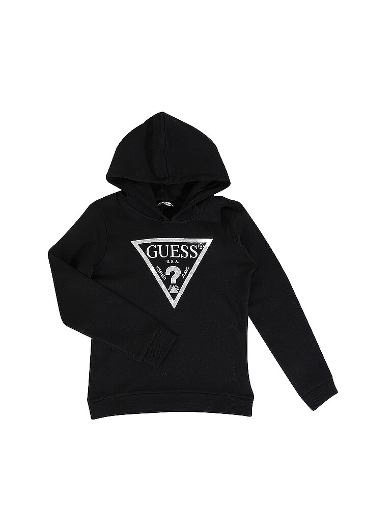 Guess Mädchen Kapuzensweater - Hoodie Schwarz | 140