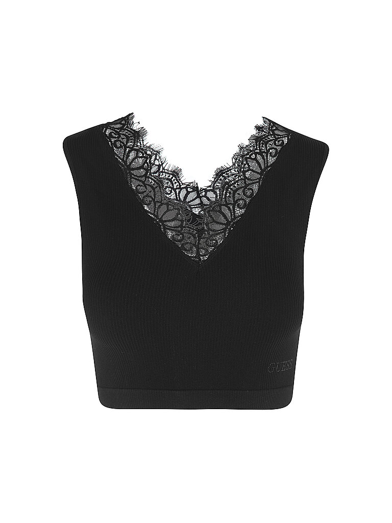 GUESS Top RAQUEL LACE schwarz | L