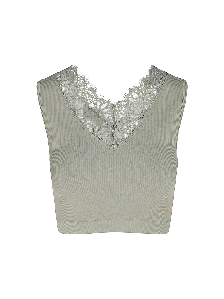 GUESS Top RAQUEL LACE olive | S