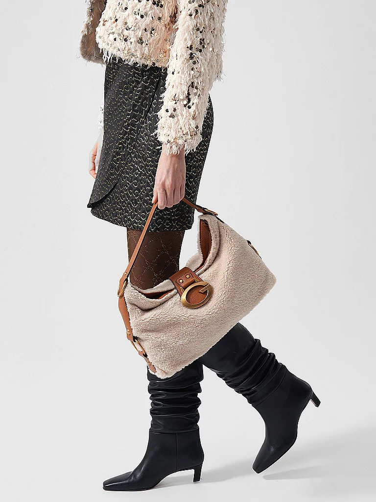 Guess Camden Schultertasche Creme 2