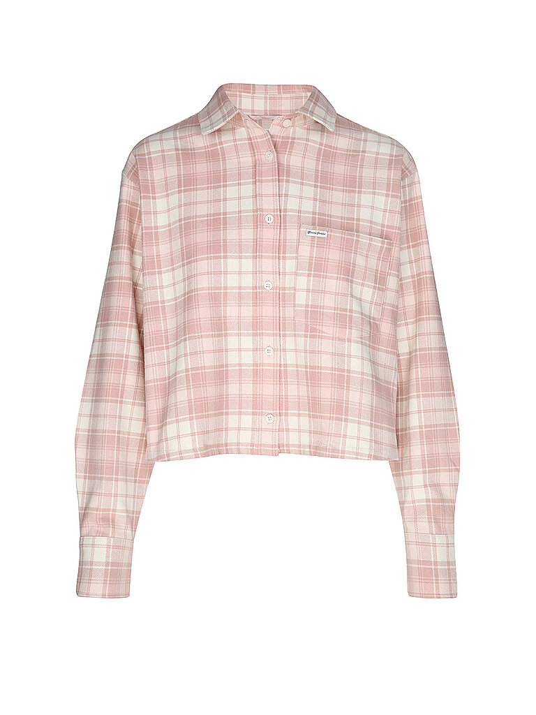 GUESS Hemdbluse  rosa | S