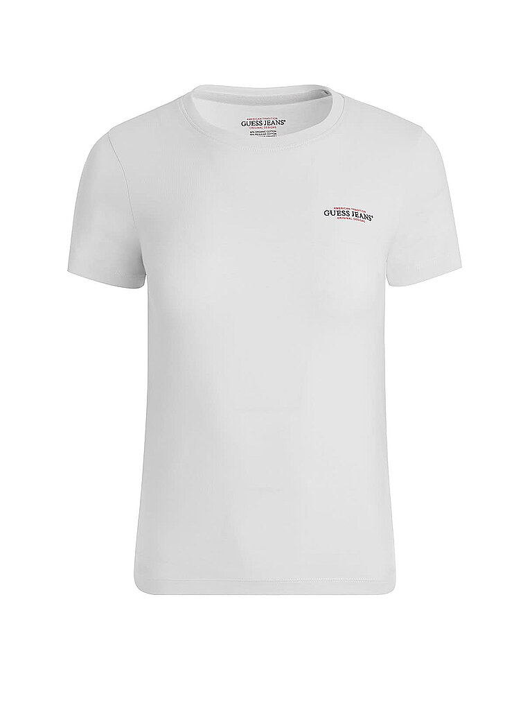Guess T-Shirt weiss M damen