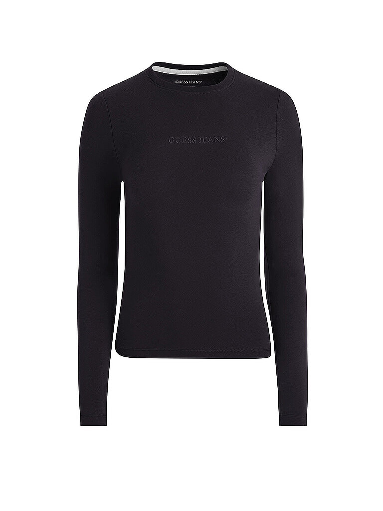 Langarmshirt schwarz S damen