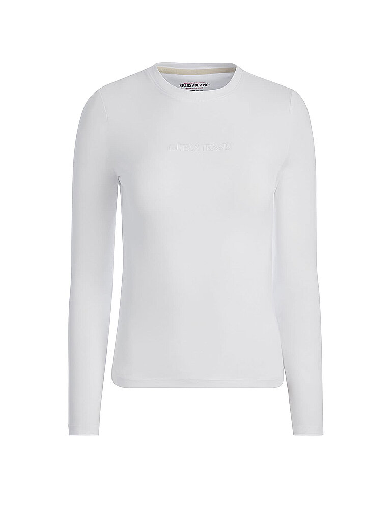 GUESS Langarmshirt  weiss | S