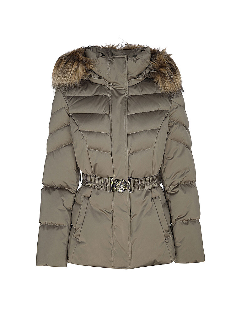 Daunensteppmantel MARINA braun L damen