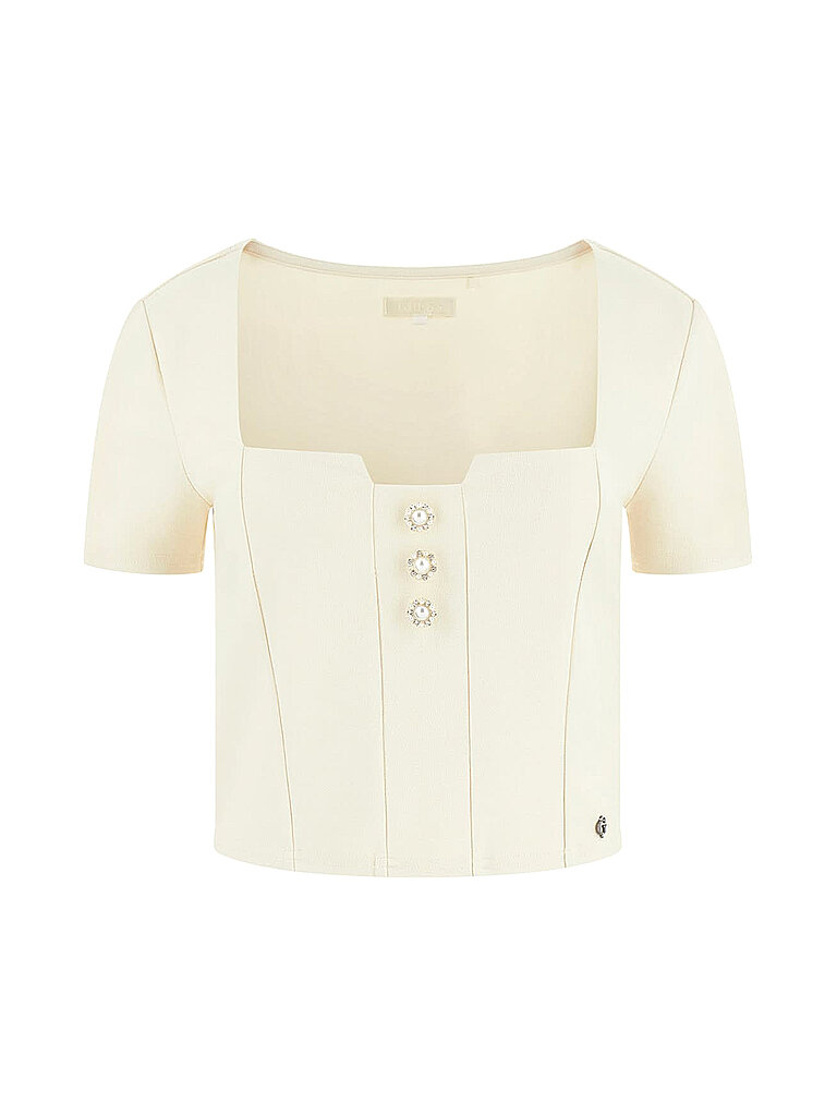 GUESS T-Shirt EVELINA creme | XS