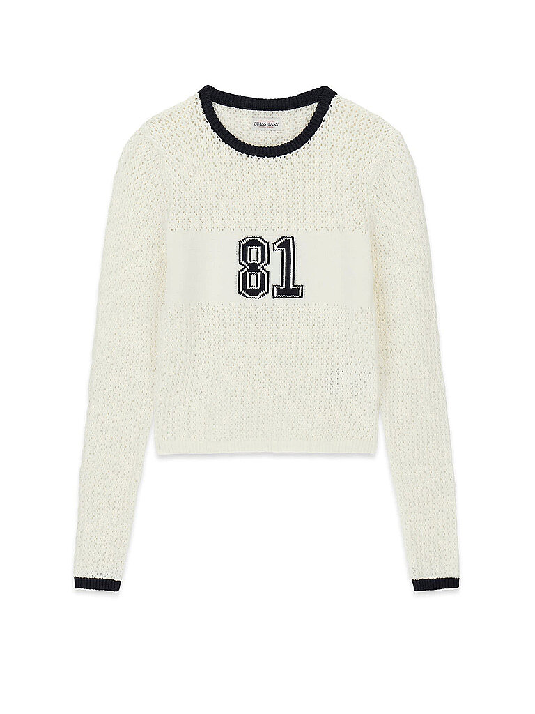 GUESS Pullover PPOINTELLE creme | XS