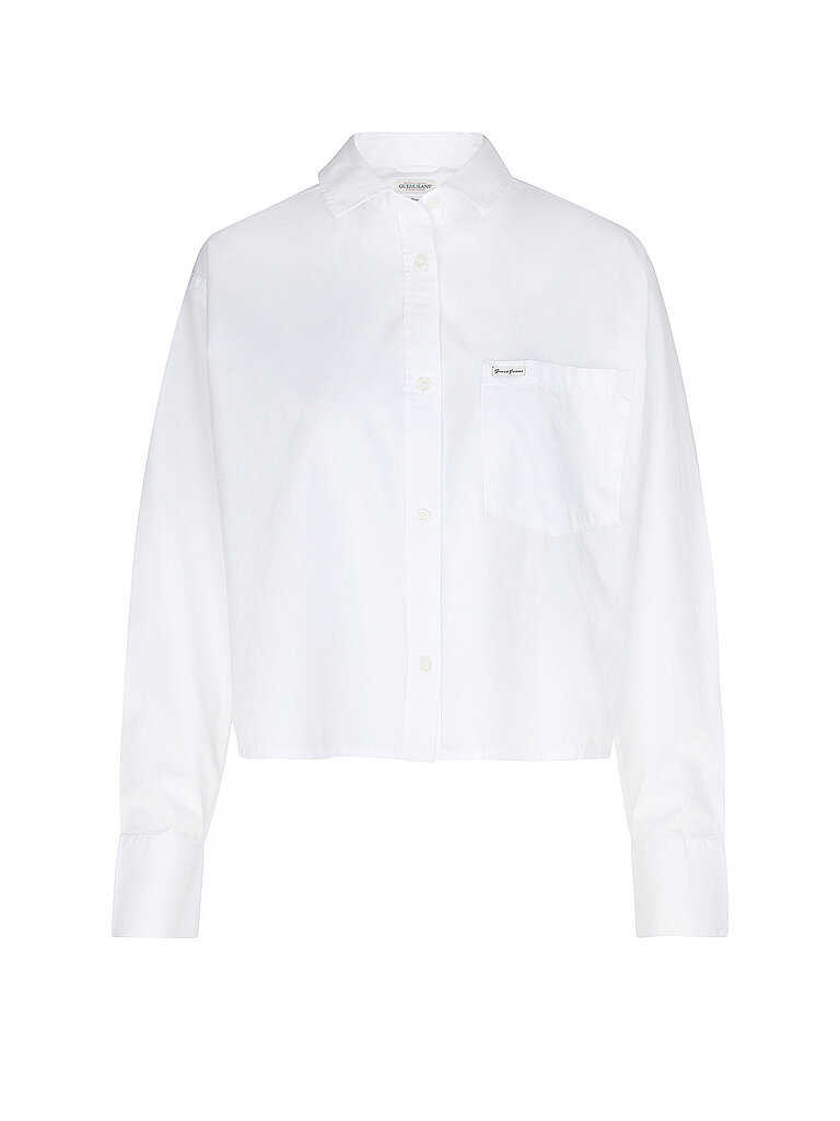 Guess Hemdbluse weiss M damen