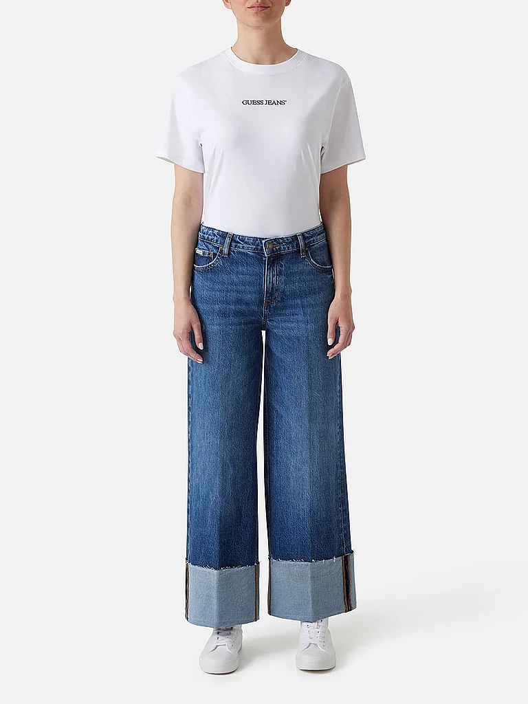 Guess Jeans Wide Leg Blue 31 Women 2