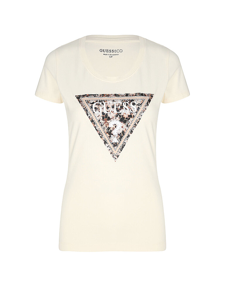 Guess T-Shirt creme S damen
