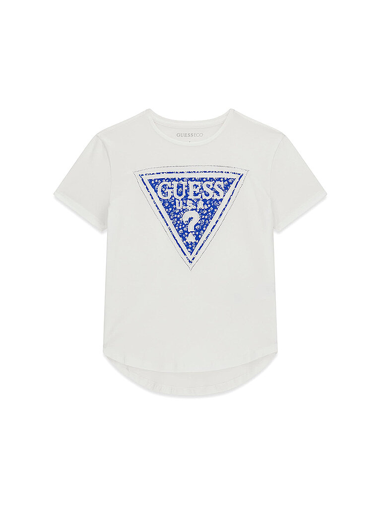 Guess T-shirt Fille Blanc 164 5