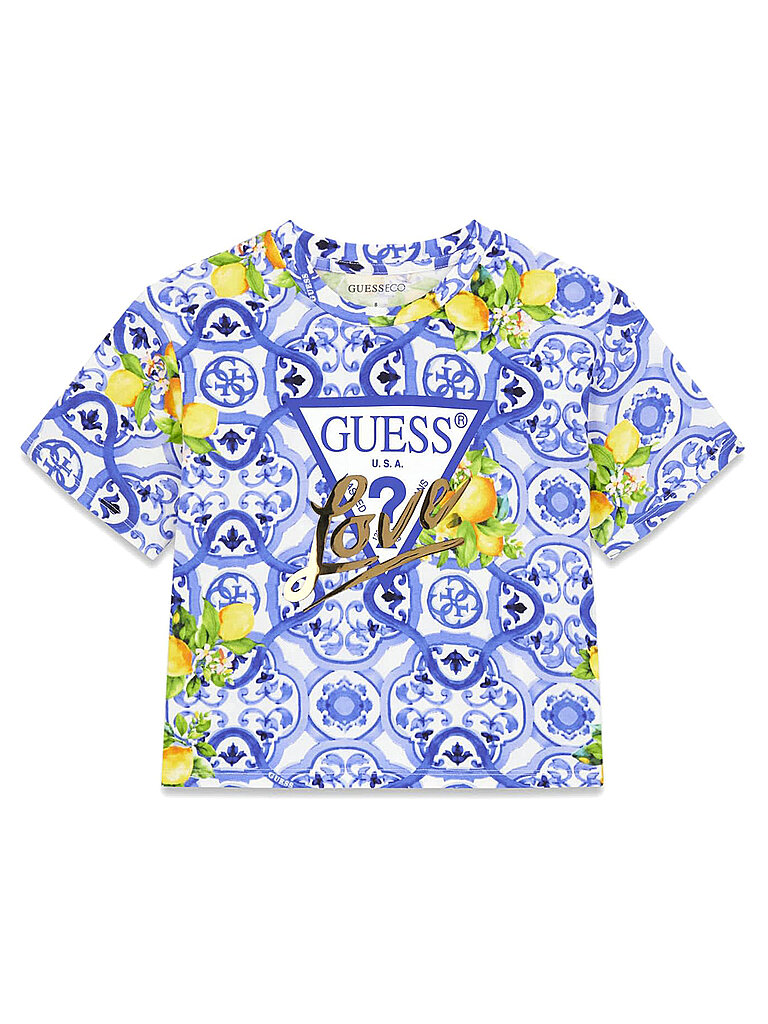 GUESS Mädchen T-Shirt  blau | 140
