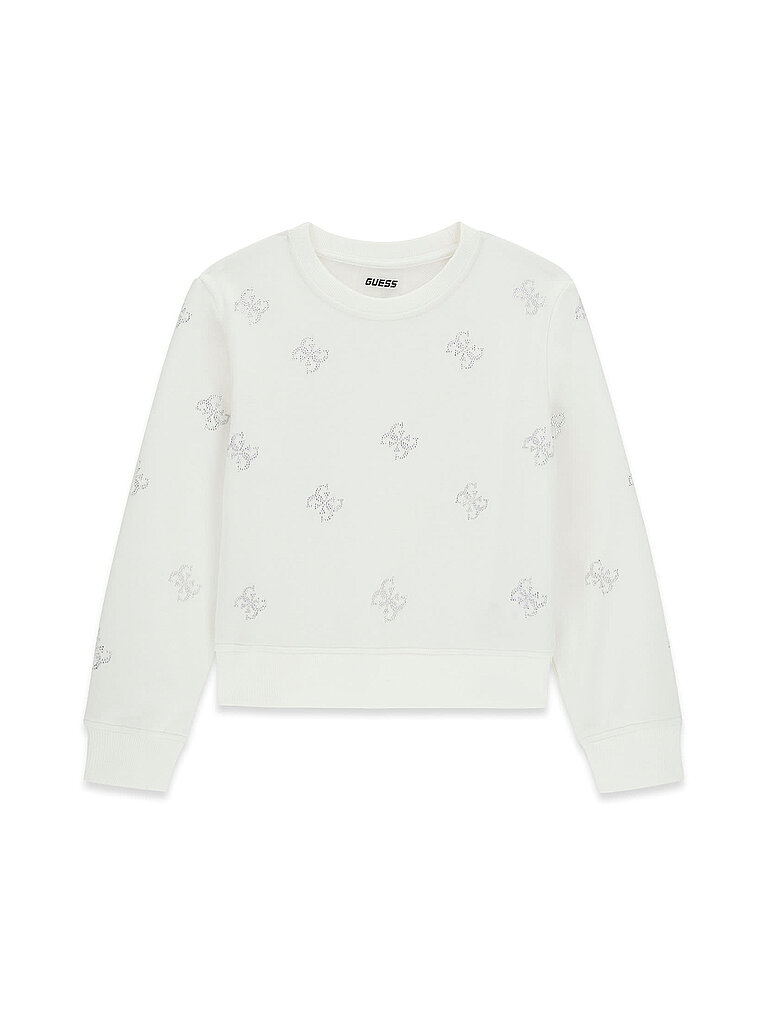 GUESS Mädchen Sweater  creme | 140