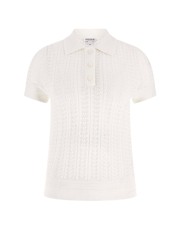 GUESS Poloshirt POINTELLE VIENNA weiss | L Image
