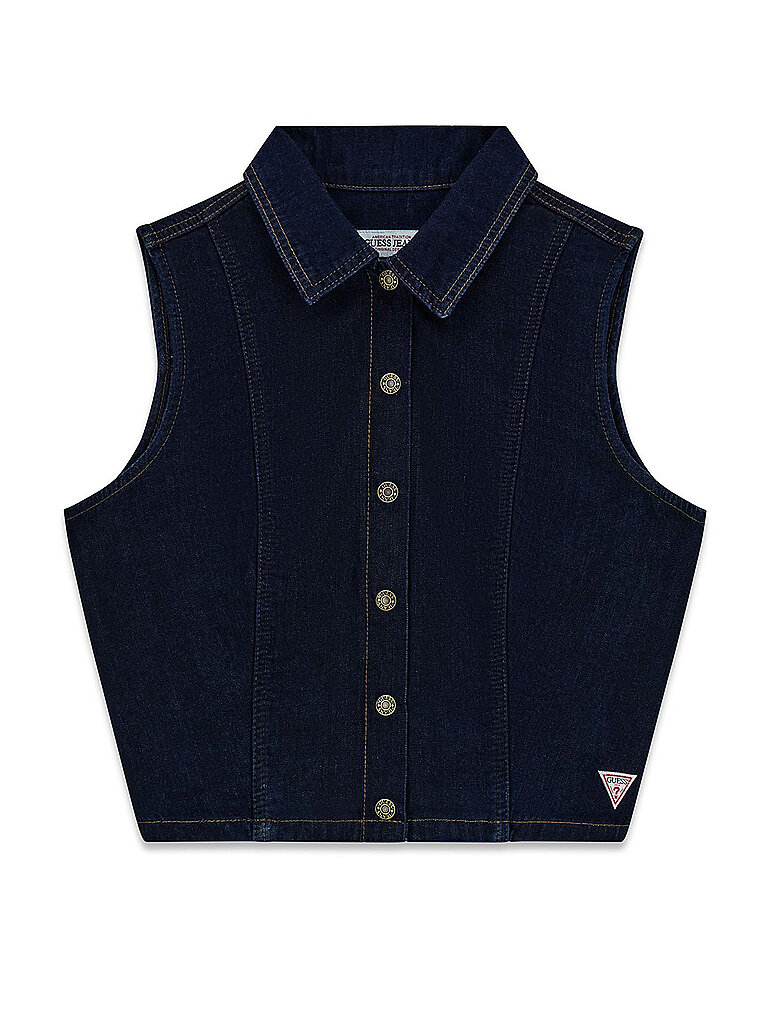 Jeansbluse dunkelblau M damen