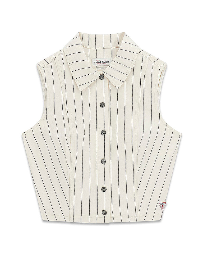 Guess Jeansbluse creme XL damen