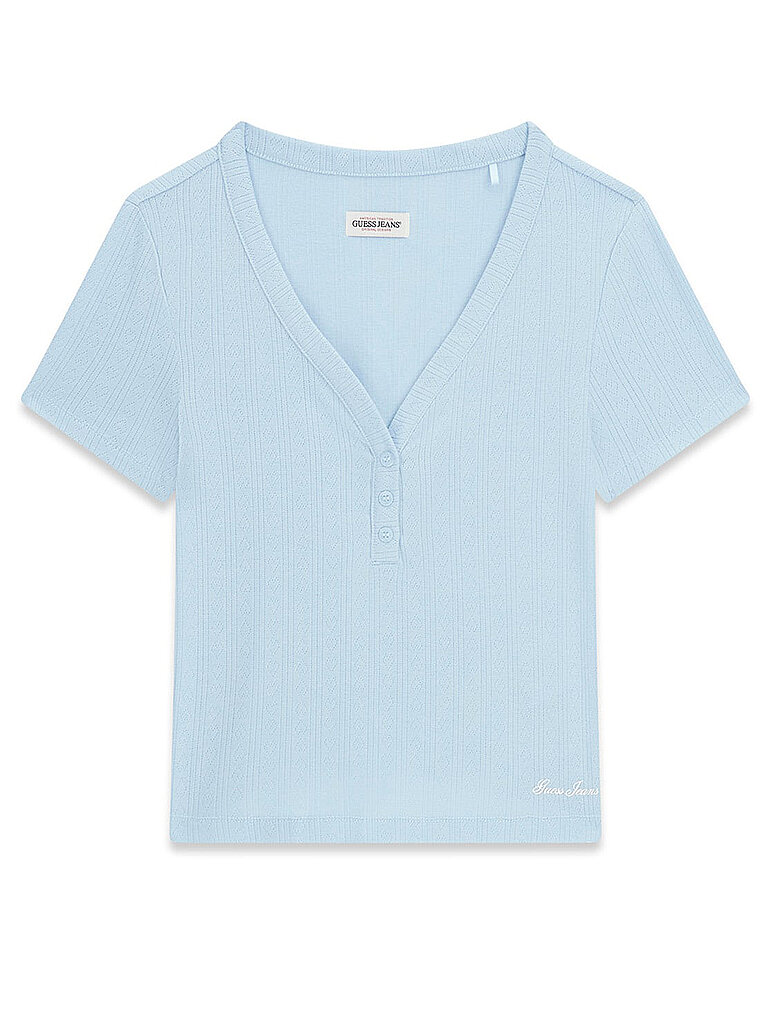 GUESS T-Shirt  hellblau | M