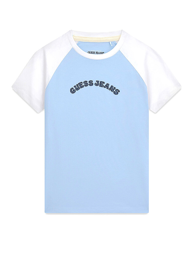 GUESS T-Shirt  hellblau | S