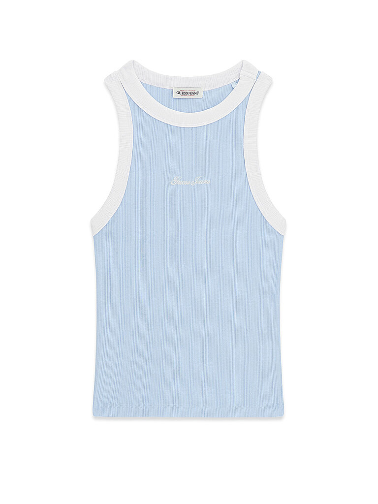 Guess Top hellblau L damen