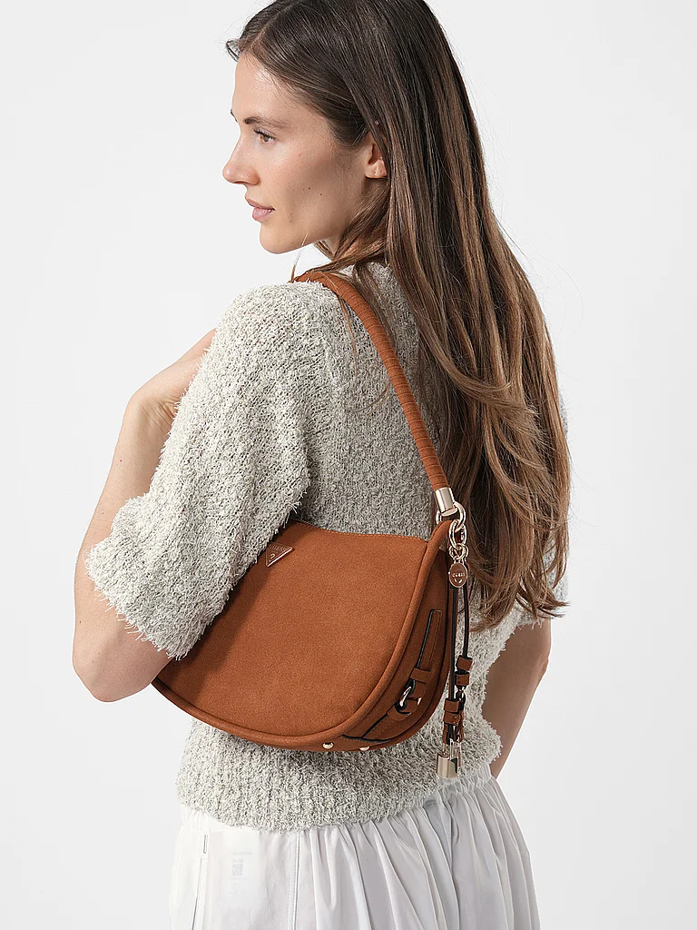 Guess pour femme. HWSG9918010 Sac à main marron Danya (OSFA), Casuel, Cuir 2