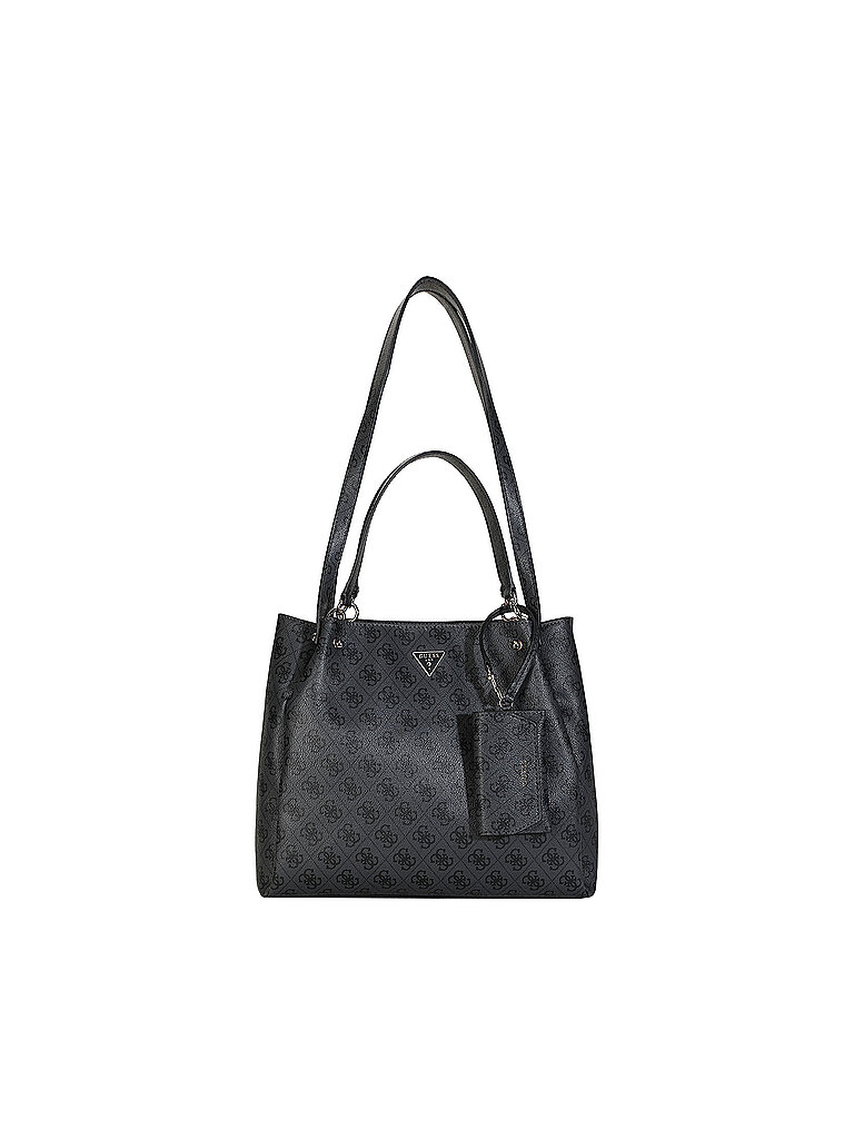 GUESS Tasche - Schultertasche LORELLA LOGO GRLFRND TOTE schwarz