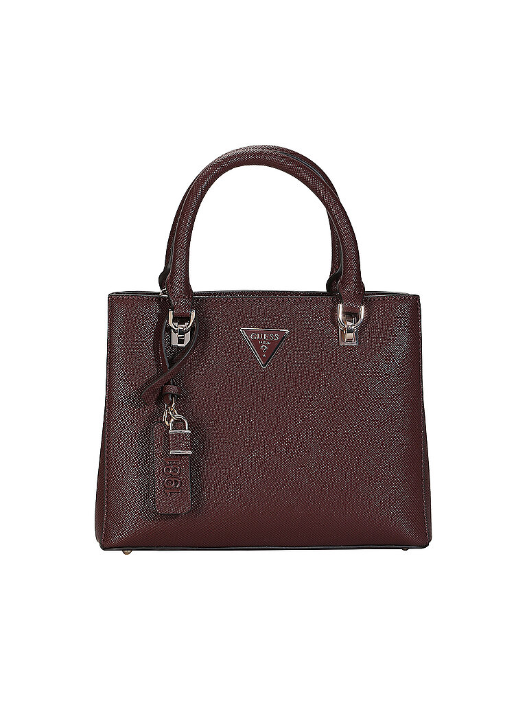 GUESS Tasche - Henkeltasche NOELLE II SML MULTI COMP STCHL dunkelrot
