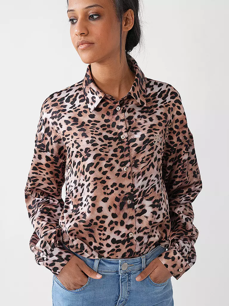 GUESS | Bluse | hellbraun