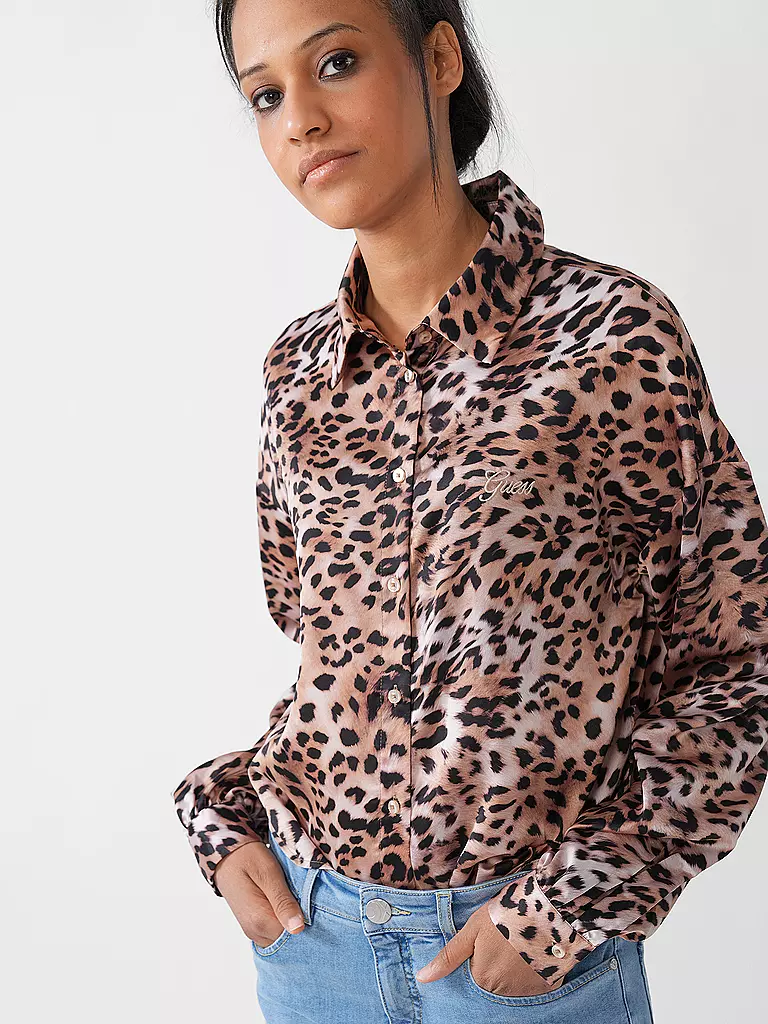 GUESS | Bluse | hellbraun
