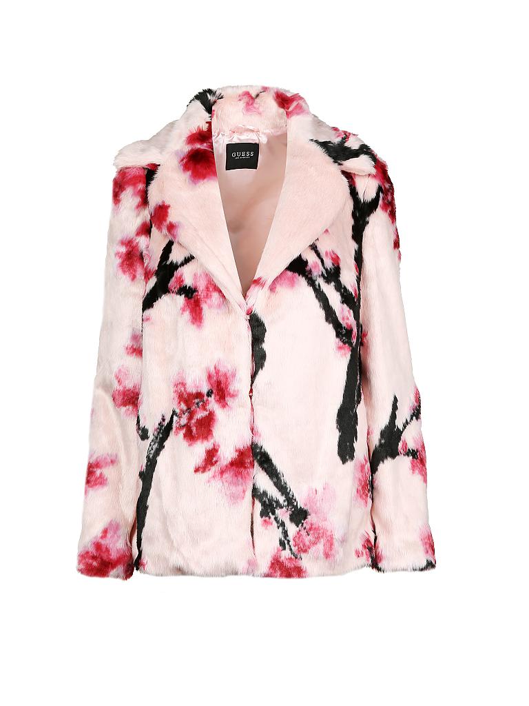 GUESS | Felljacke  | rosa