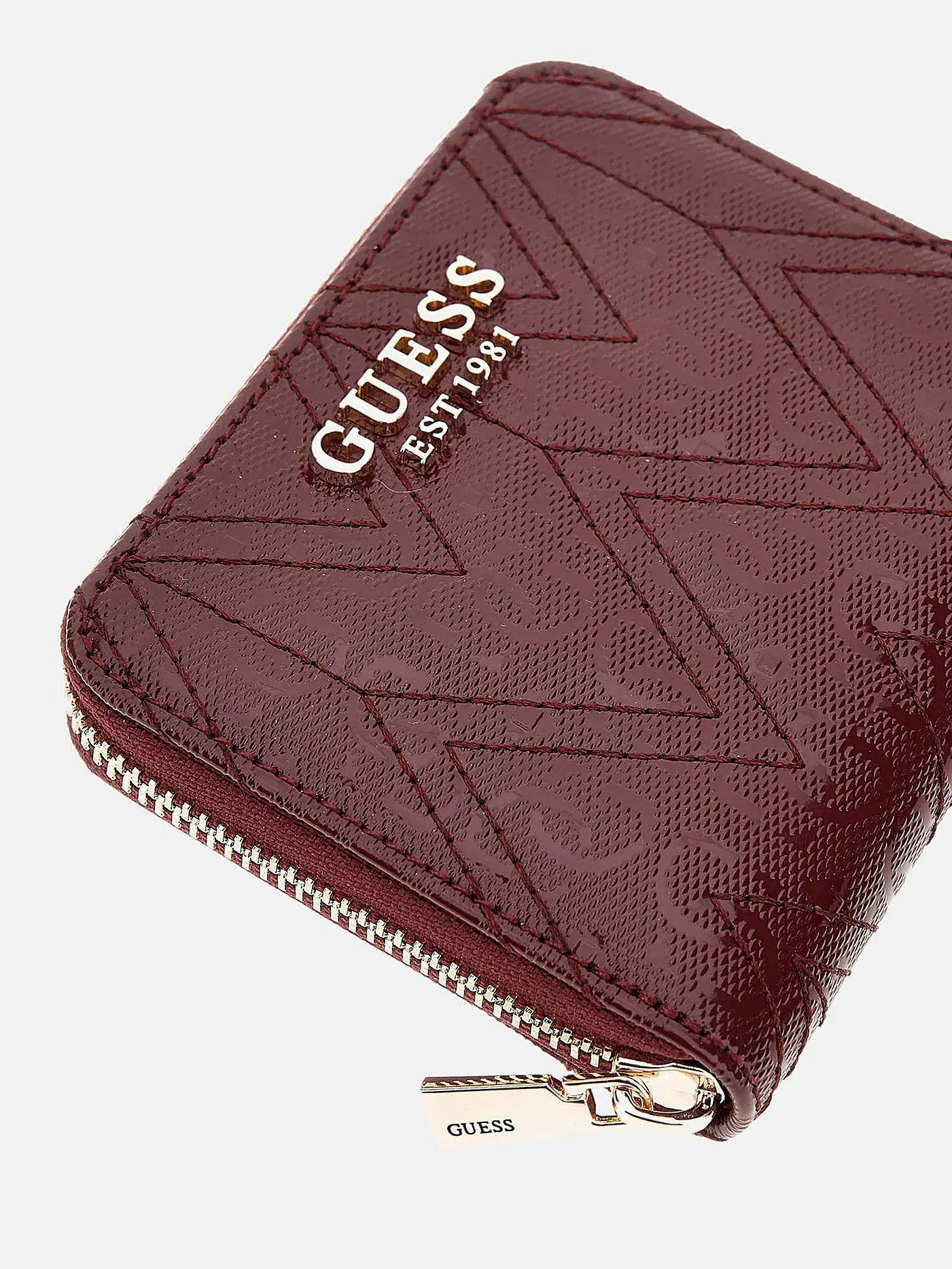 GUESS | Geldbörse ADELARD Small | dunkelrot