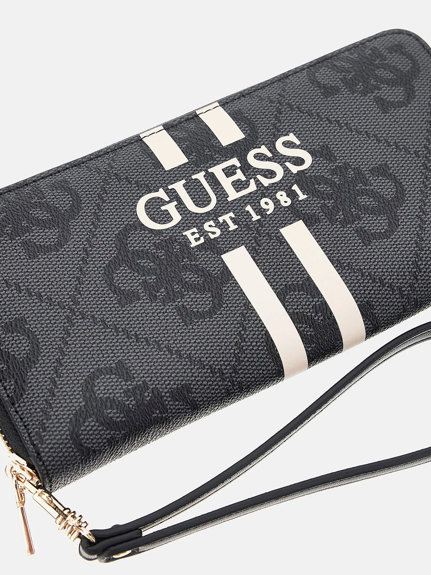 GUESS | Geldbörse LAUREL Large | schwarz