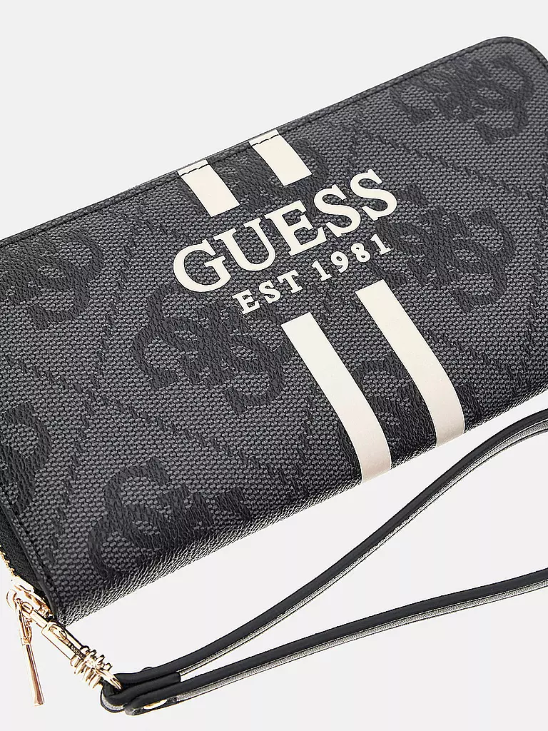 GUESS | Geldbörse LAUREL Large | schwarz