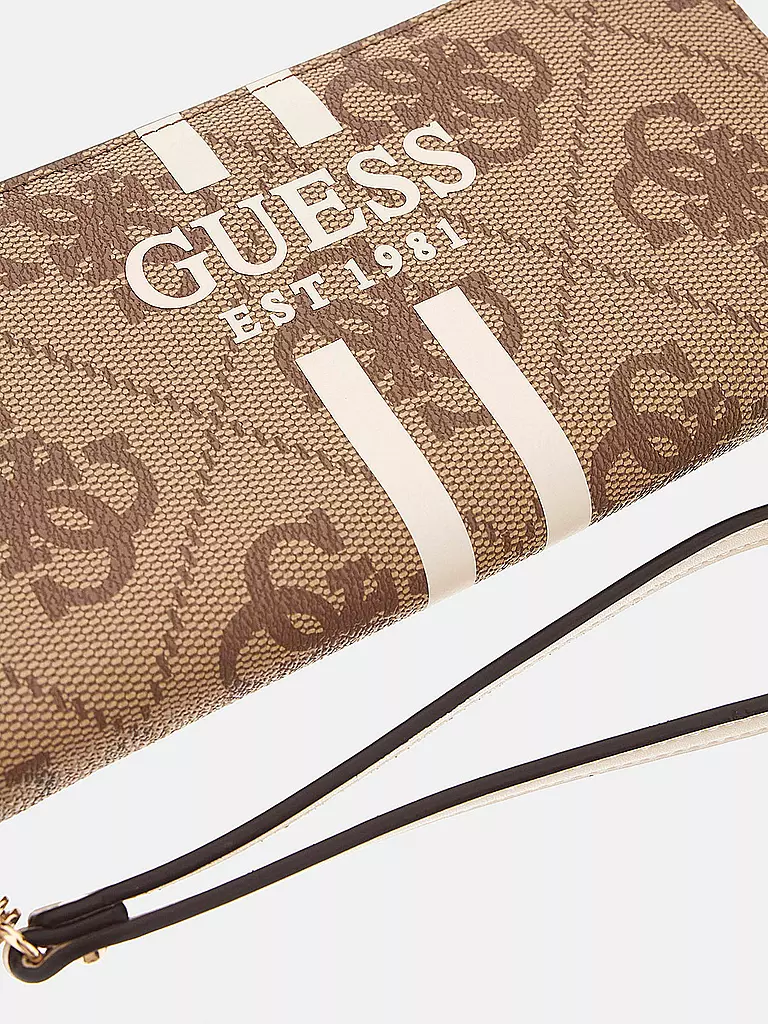 GUESS | Geldbörse LAUREL Large | beige