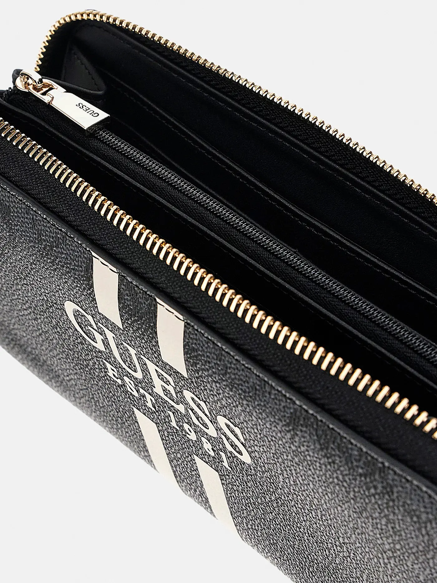 GUESS | Geldbörse LAUREL Large | schwarz