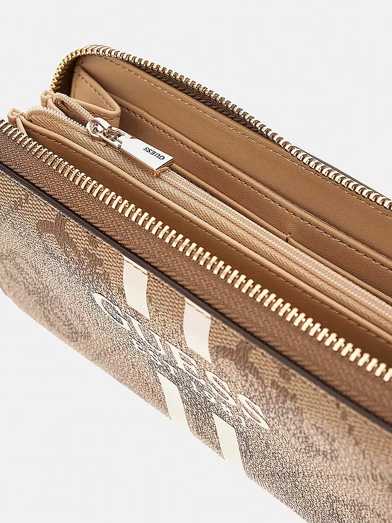 GUESS | Geldbörse LAUREL Large | beige