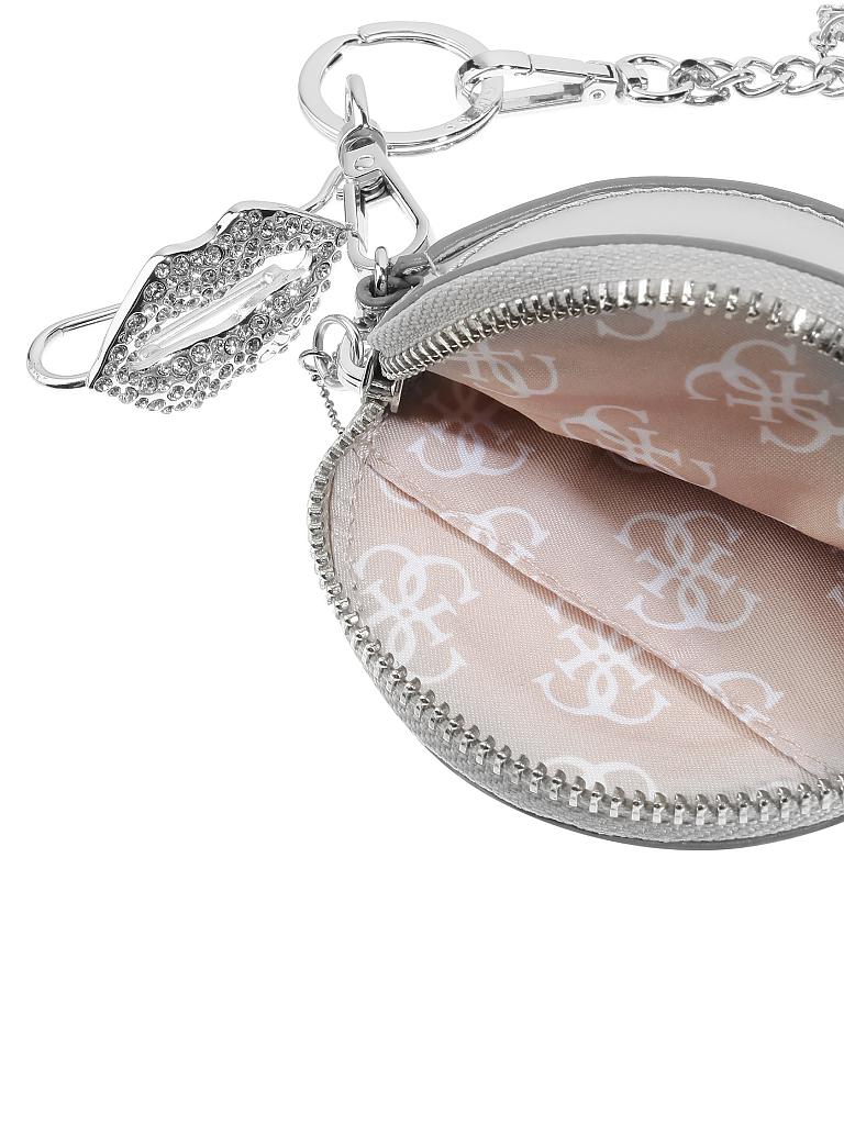 GUESS | Geschenkset - Geldtasche und Schlüsselanhänger | silber