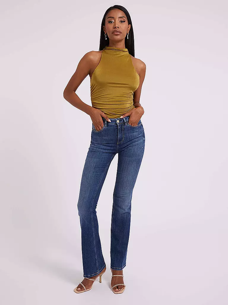 GUESS | Highwaist Jeans Bootcut Fit | dunkelblau