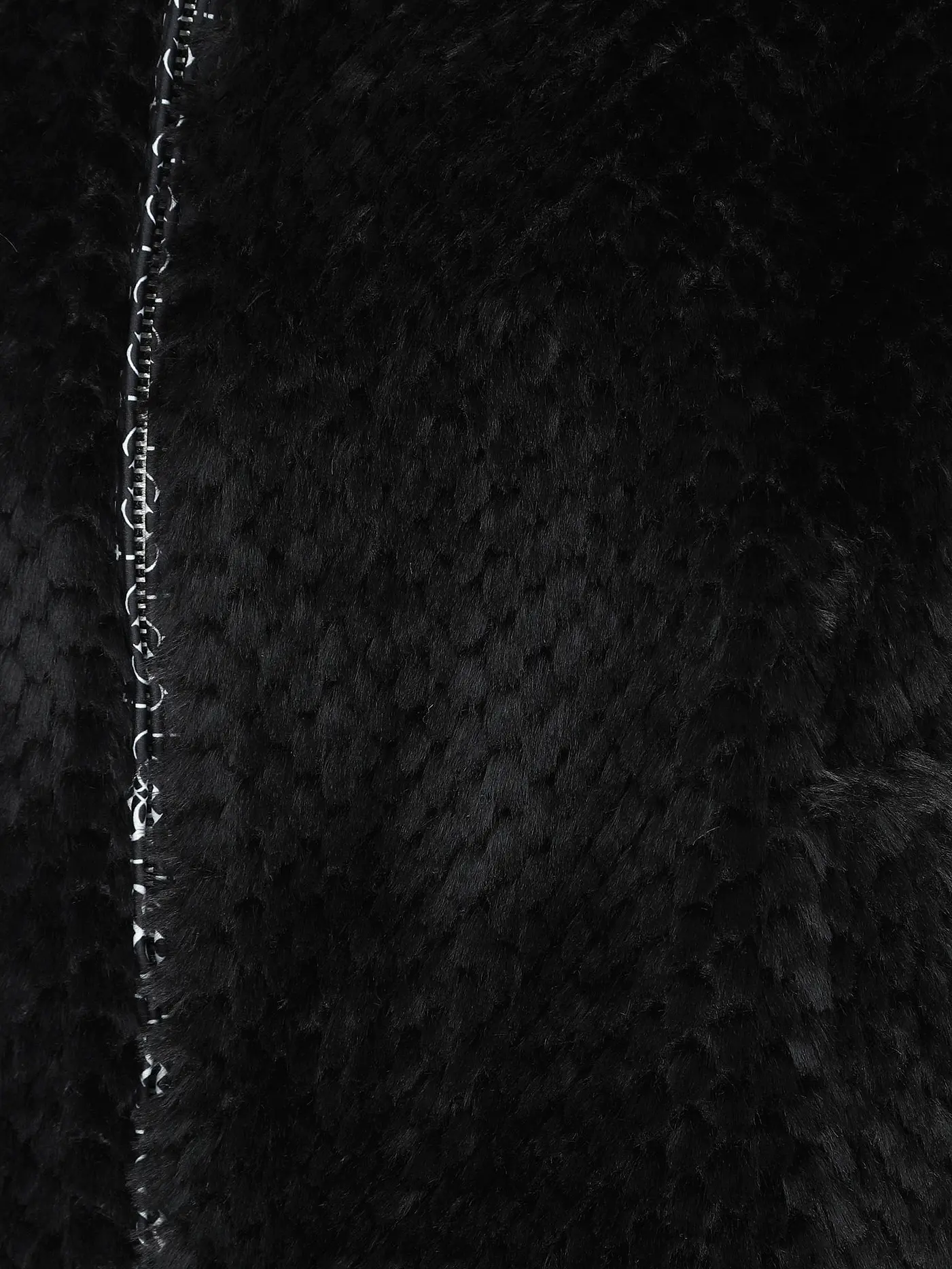 GUESS | Jacke in Felloptik  | schwarz