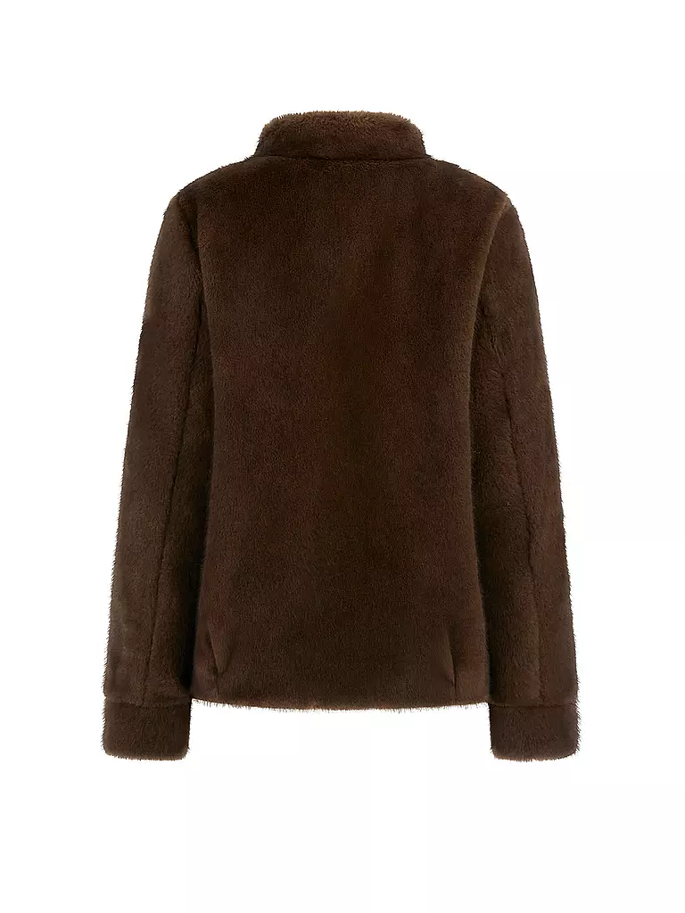 GUESS | Jacke in Felloptik LUNA | Braun