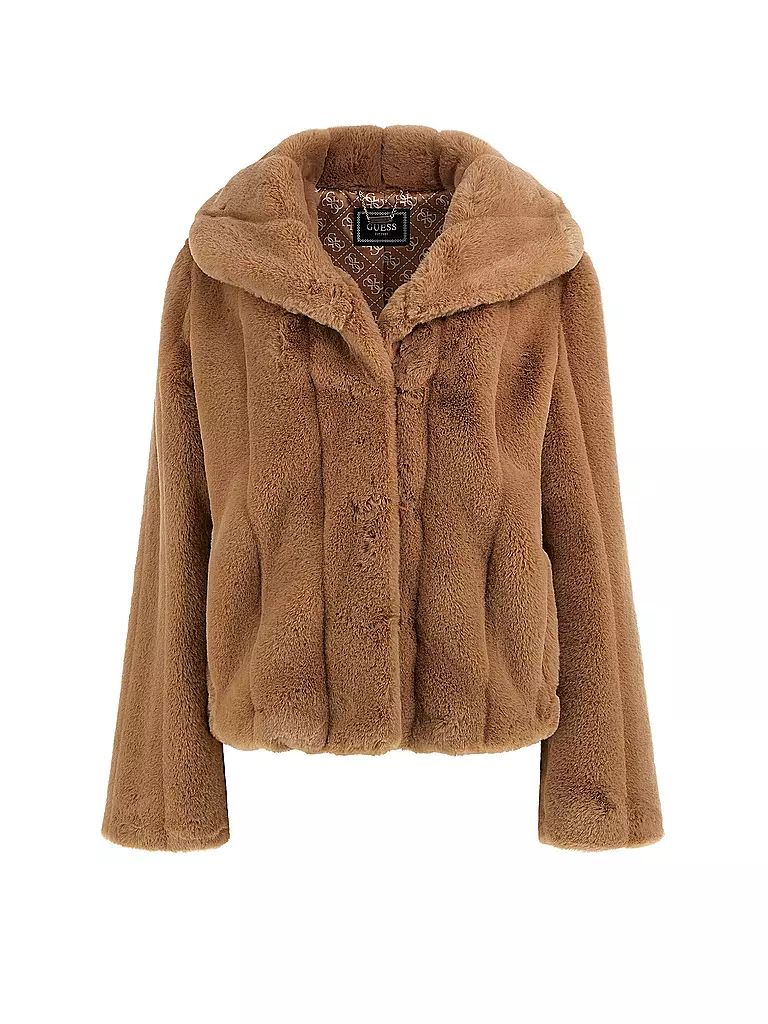 GUESS | Jacke in Felloptik SOPHY | Braun