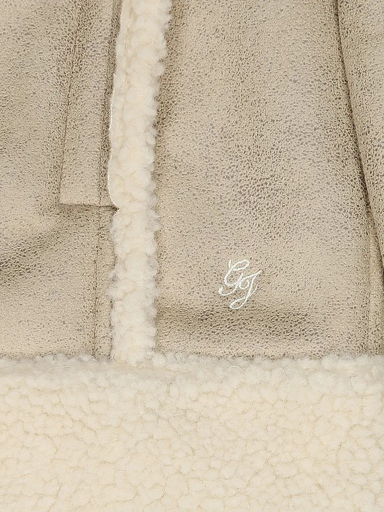 GUESS | Jacke in Felloptik | Creme