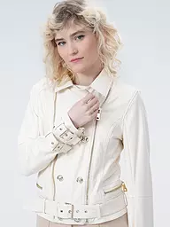 GUESS | Jacke in Lederoptik OLIVIA | beige