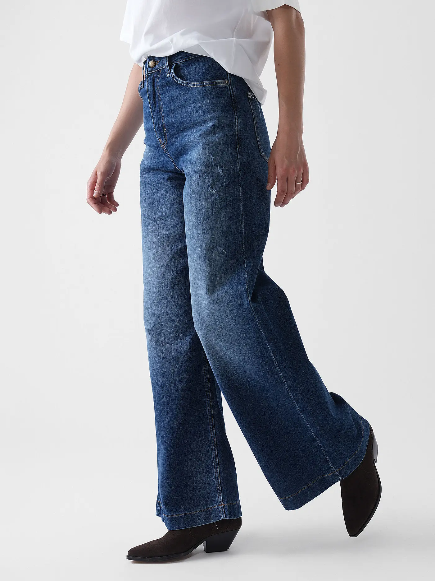 GUESS | Jeans Wide Leg BELLAGIO | dunkelblau