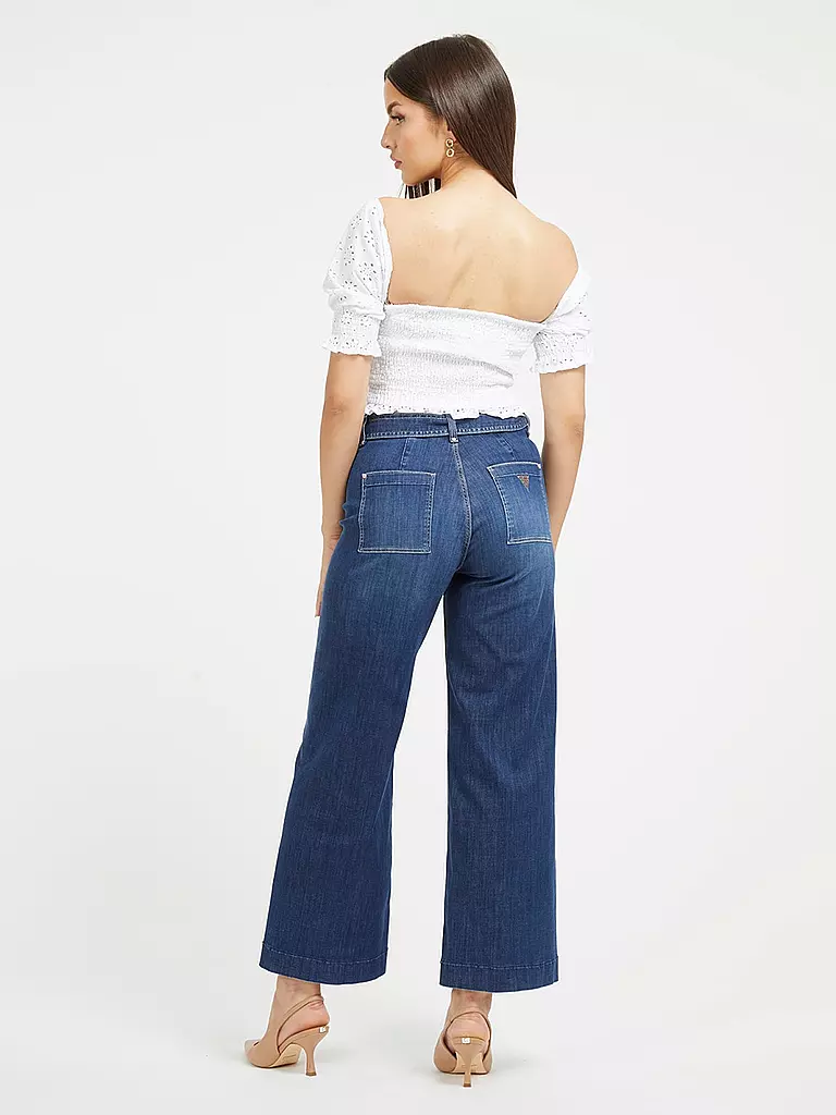 GUESS | Jeans Wide Leg DAKOTA SEAMLESS | blau