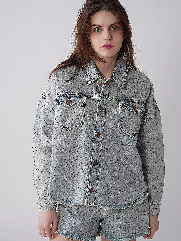 GUESS | Jeansbluse | hellblau