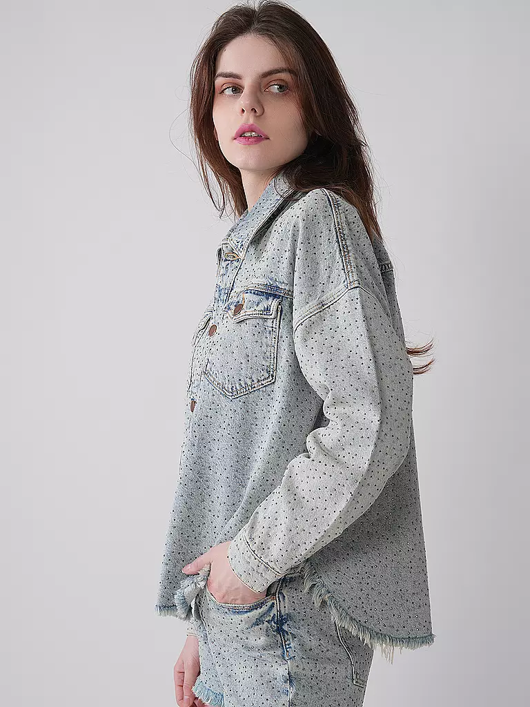 GUESS | Jeansbluse | hellblau