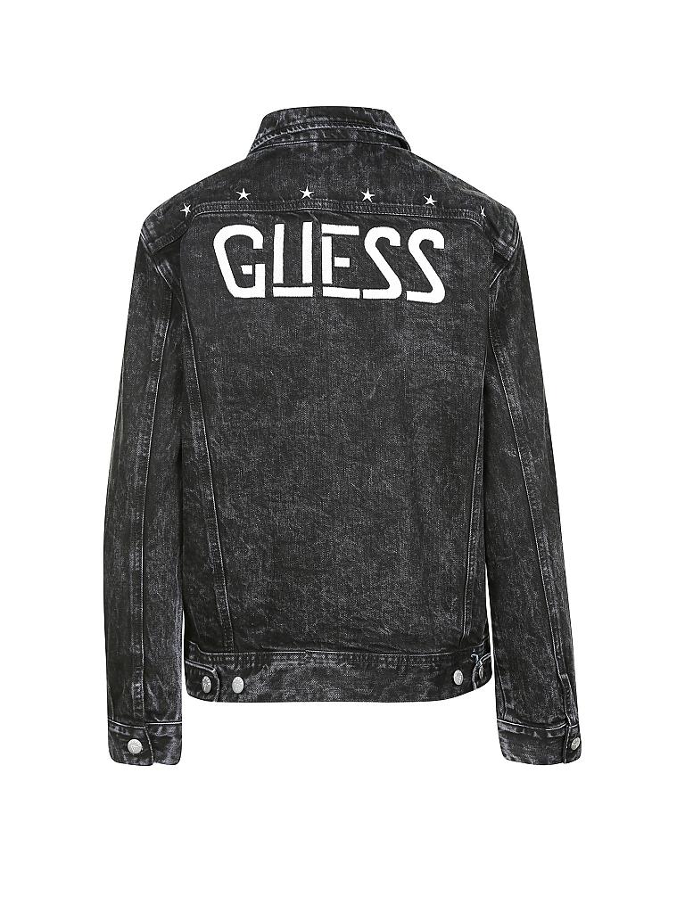GUESS | Jeansjacke  | schwarz