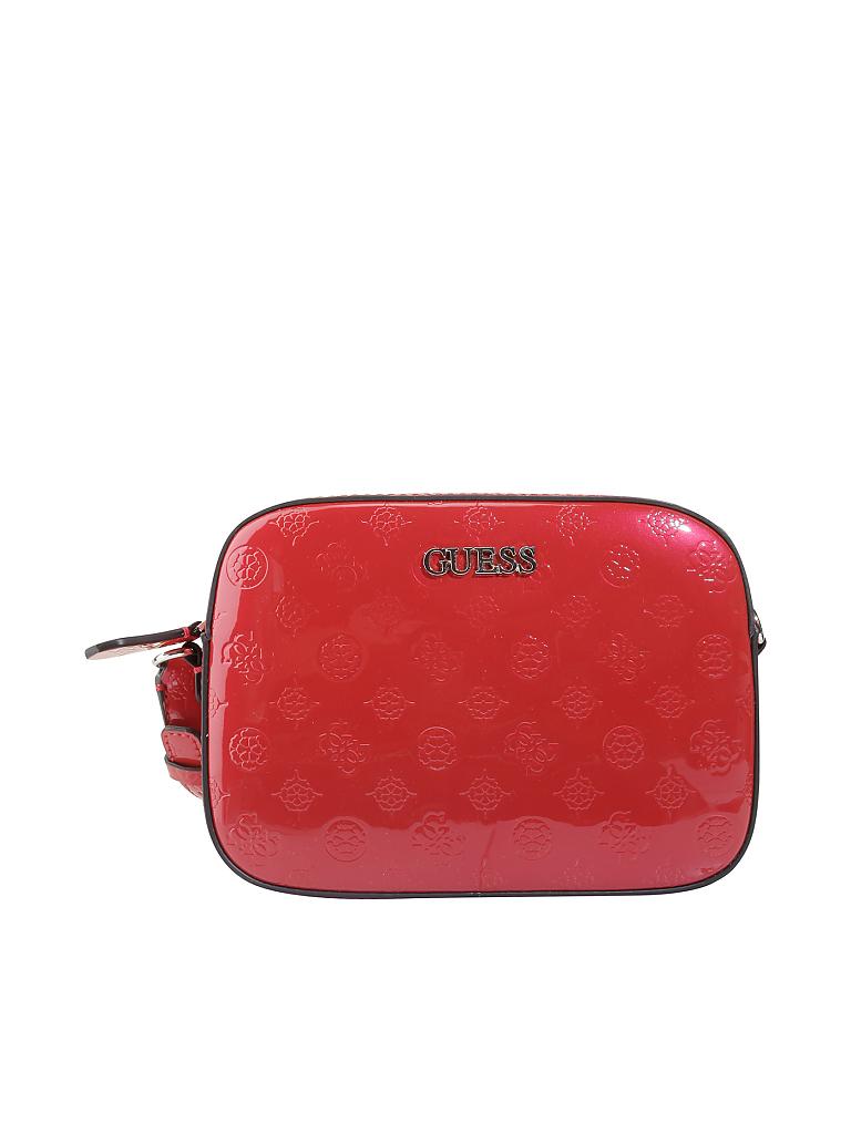 GUESS | Lacktasche - Crossbody "Kamryn" | rot